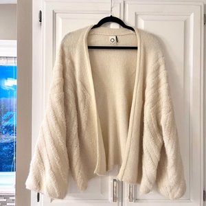 Anthropologie Plush Cream Sweater - One Size